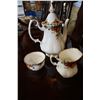 Image 1 : ROYAL ALBERT OLD COUNTRY ROSE COFFEE POT W/ CREAM AND SUGAR