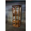 Image 1 : WOODEN CURIO CABINET W/ LIGHTS