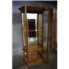Image 2 : WOODEN CURIO CABINET W/ LIGHTS