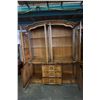 Image 2 : OAK 2 PIECE CHINA CABINET