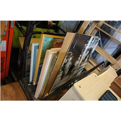 LOT OF PRINTS AND PAINTINGS