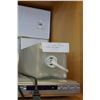 Image 2 : LOT OF FRUIT BASKET PITCHERS, DVD PLAYER, AND LAMPS