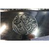 Image 2 : LARGE NATIVE SERVING TRAY ENGRAVED CLARENCE WELLS