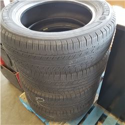 SET OF 4 MICHELIN LATITUDE 225/65 R17 TIRES