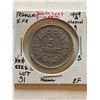 Image 1 : ERROR 1949B France 5 Francs BORIN Lost 9 in Date XF Grade