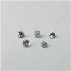 Image 1 : 5 total White DIAMONDS .01pt-.02pt Tested Natural Authentic