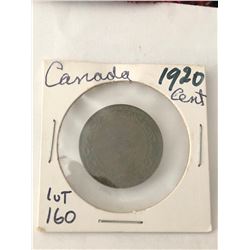 1920 Canada Large Cent Coin