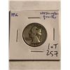 Image 1 : 1956 P Washington Silver Quarter Nice Early US Coin