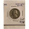 Image 1 : 1951 P Washington Silver Quarter Nice Early US Coin
