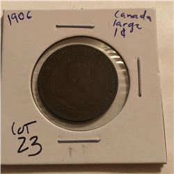 1906 Canada Large 1 Cent Nice Early Coin