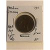 Image 1 : Early 1911 Great Britain 1/2 Penny in Extra Fine Grade Coin
