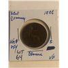 Image 1 : Early 1886 Great Britain 1/2 Penny Very Fine Grade