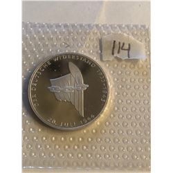 1994 Silver Germen Federal Republic 10 Marks Widerstand in Original Package