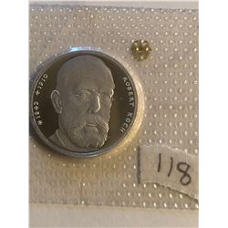 1993 Silver Germen Federal Republic 10 Marks ROBERT KOCH in Original Package