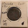 Image 1 : 1911 Canada Large 1 Cent Nice Early Coin