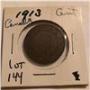 Image 1 : 1913 Canada Large 1 Cent Nice Early Coin