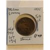 Image 1 : 1875 Great Britain Half Penny Type 2 KM 754