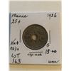Image 1 : 1926 France 25 Cents in Uncirculated High Grade KM 867A