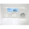 Image 1 : 3 x 1 Oz Engelhard "Big E" .999 Silver Rounds