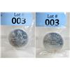 Image 1 : 1 Oz. Engelhard "Big E" .999 Silver Rounds