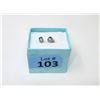 Image 2 : New 1 CT Tanzanite Sterling Silver Stud Earrings
