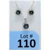 Image 1 : New Matching Blue Topaz Pendant & Earrings