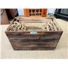 Image 1 : Set of 5 Wood Nesting Boxes with Rope Handles