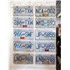 Image 1 : 10 BC License Plates - 4 Pairs and 2 Singles
