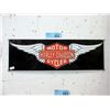 Image 1 : New Harley Davidson Enameled Steel Sign