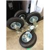 Image 1 : 4 New 8" Swivel Casters