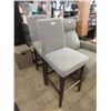 Image 1 : Two 30" Fabric Bar Stools - Store Return