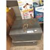Image 1 : 2 Locking Steel Storage Bins - 1 Key