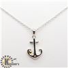 Image 2 : SHIP ANCHOR WITH DIAMOND NECKLACE