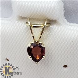 14K GARNET PENDANT