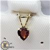 Image 1 : 14K GARNET PENDANT