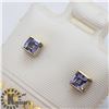 Image 2 : 14K TANZANITE STUDS EARRINGS
