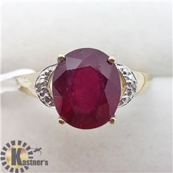 RUBY AND DIAMOND RING
