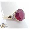 Image 3 : RUBY AND DIAMOND RING