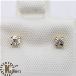14K DIAMOND STUD EARRINGS