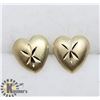 Image 1 : 14K HEART SHAPED EARRINGS