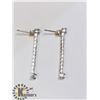 Image 2 : SILVER CZ EARRINGS