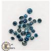 Image 1 : GENUINE ASSORTED BLUE DIAMOND (0.4CT)