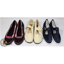 3 PAIRS LADIES SHOES  - NEW