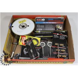 FLAT OF ASSORTED TOOLS INCL AUTO FUSE KIT, AIR