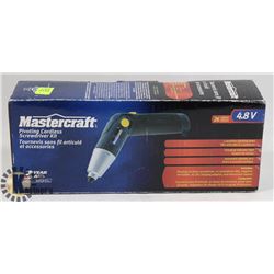 MASTERCRAFT PIVOTING CORDLESS SCREWDRIVER KIT