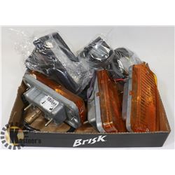 FLAT WITH TRAILER LIGHTS AND MORE