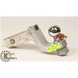 ALUMINUM TRAILER HITCH RECEIVER WITH KEY AND