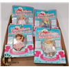 Image 1 : SET OF 4 TINY TALKER DOLLS