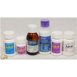 BAG OF ASSORTED KIDS MEDICINE