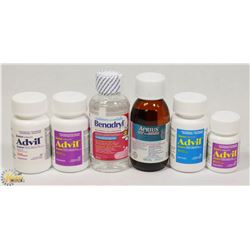 BAG OF ASSORTED KIDS MEDICINE